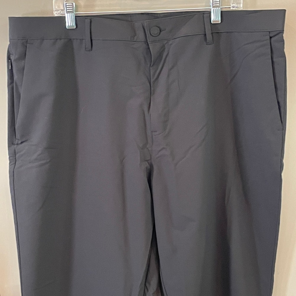 Banana Republic Core Temp Slim Fit Chino Pants Mens 40x34 Dark Gray Charcoal